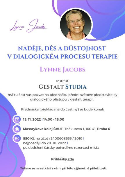 Lynne Jacobs - přednáška